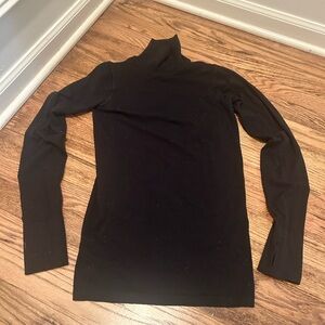 Athleta Black Long Sleeve Turtleneck